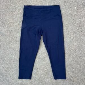 Prana navy blue Capri workout athletic pants MEDIUM